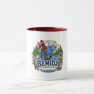 Bemidji Minnesota Paul Bunyan & Babe the Blue Ox Mug