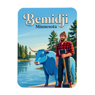 Bemidji Paul Bunyan Minnesota Magnet