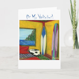 BeMyValentine GreetingCard©2016Soul Surfer Holiday Card