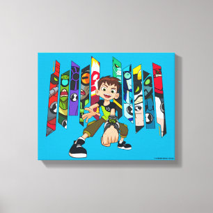 Ben 10 Alien Collection Graphic Canvas Print