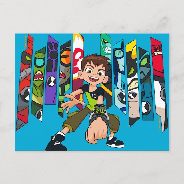 Ben 10 Alien Collection Graphic Invitation Postcard (Front)