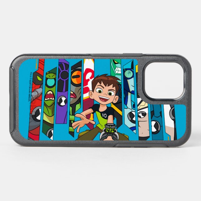 Ben 10 Alien Collection Graphic Otterbox iPhone Case (Back Horizontal)
