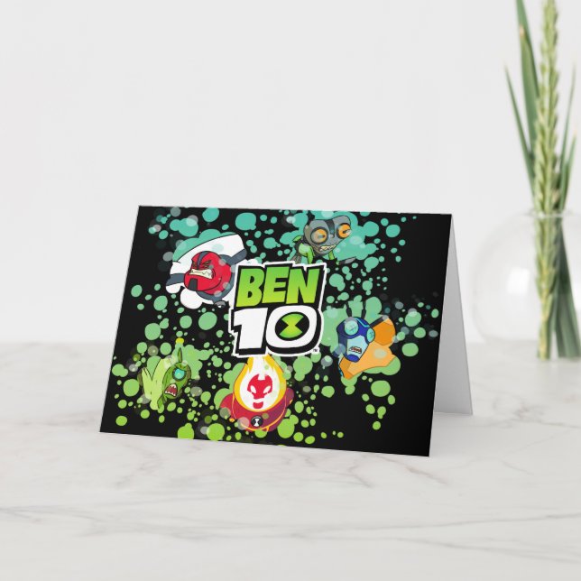 Ben 10 Alien Forms Bubble Graphic Card (Front)