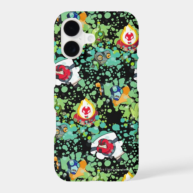 Ben 10 Alien Forms Bubble Graphic Iphone Case (Back)