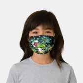 Ben 10 Alien Forms Bubble Graphic Kids' Cloth Face Mask (Worn)