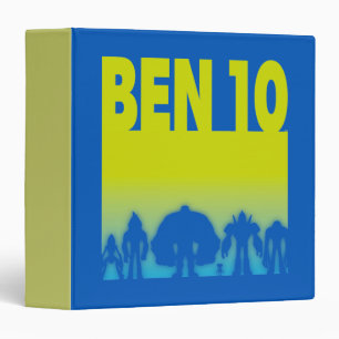 Ben 10 Alien Line-up Logo 3 Ring Binder
