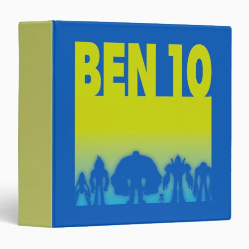 Ben 10 Alien Line_up Logo 3 Ring Binder