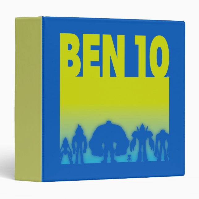 Ben 10 Alien Line-up Logo 3 Ring Binder (Front/Spine)