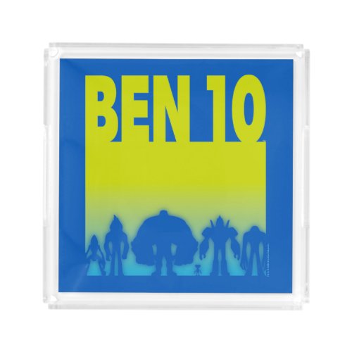 Ben 10 Alien Line_up Logo Acrylic Tray