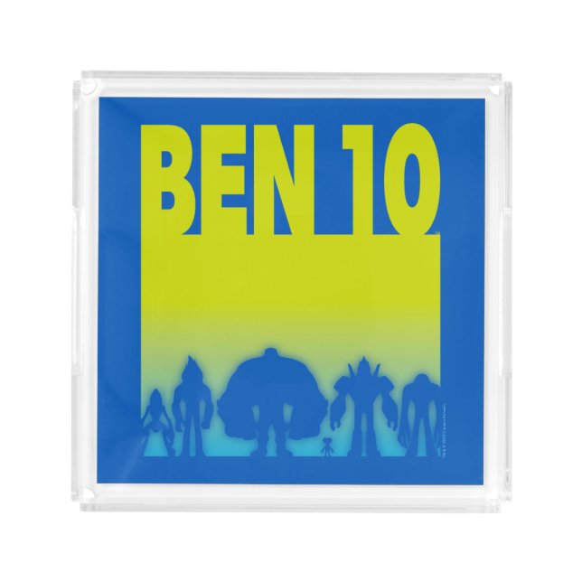 Ben 10 Alien Line-up Logo Acrylic Tray (Front)