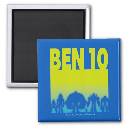 Ben 10 Alien Line_up Logo Magnet