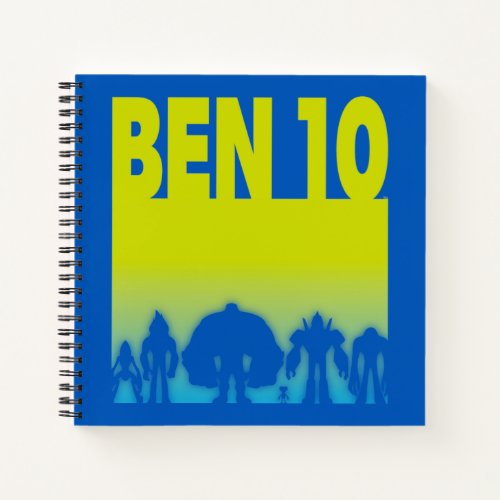Ben 10 Alien Line_up Logo Notebook