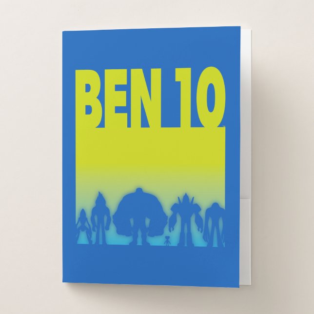 Ben 10 Alien Line-up Logo Pocket Folder (Front)