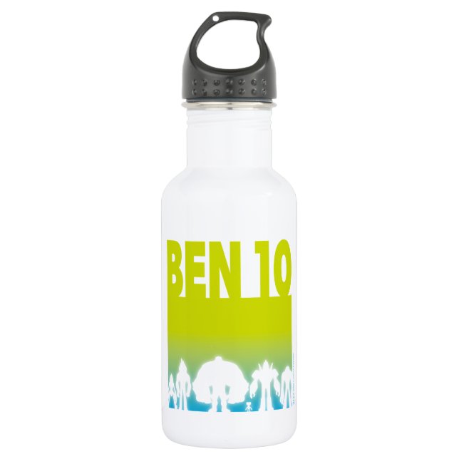 Ben 10 Alien Line-up Logo Stainless Steel Water Bottle (Front)