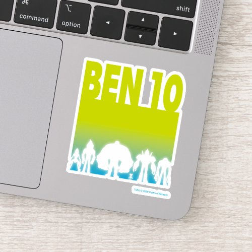 Ben 10 Alien Line_up Logo Sticker
