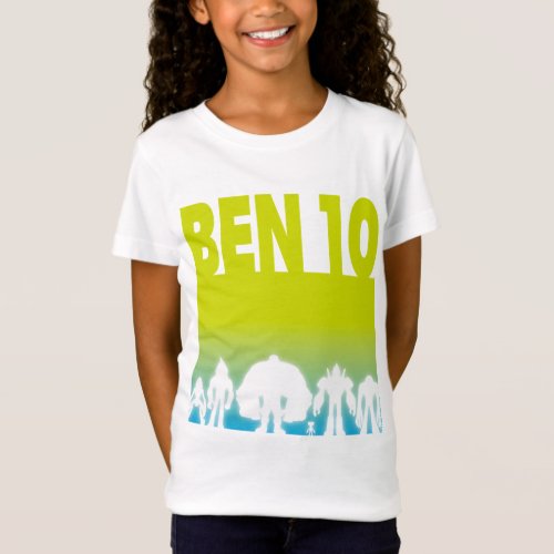Ben 10 Alien Line_up Logo T_Shirt