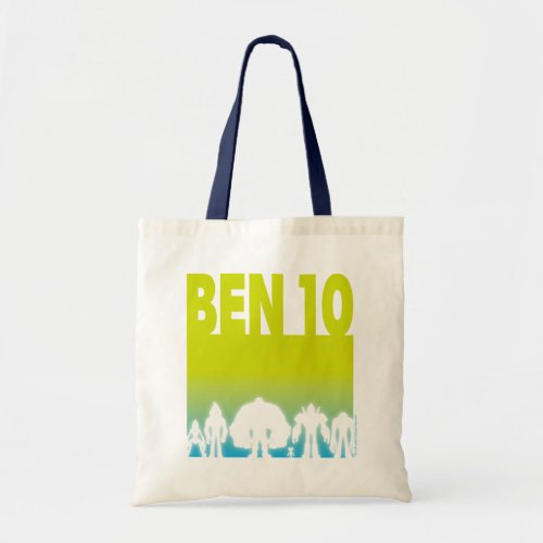 Ben 10 Alien Line_up Logo Tote Bag