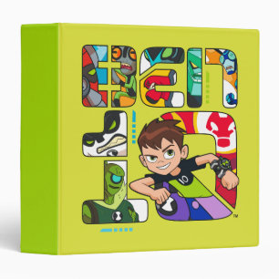 Ben 10 Alien Logo 3 Ring Binder