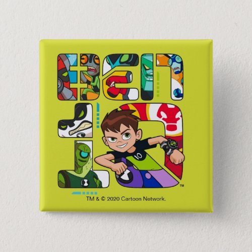 Ben 10 Alien Logo Button