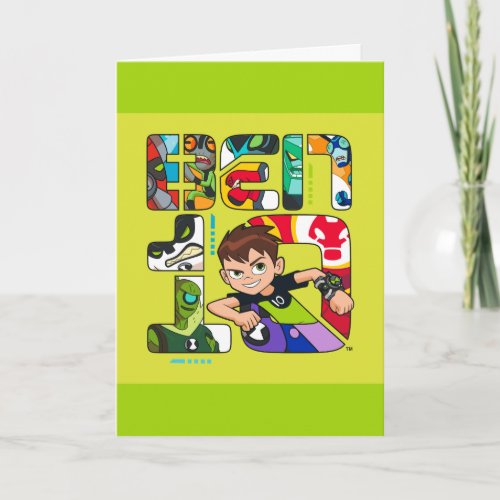 Ben 10 Alien Logo Card