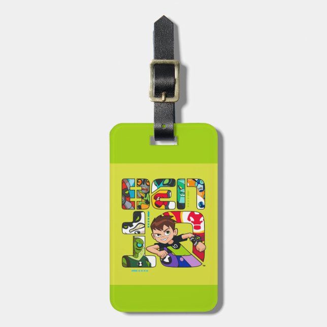 Ben 10 Alien Logo Luggage Tag (Front Vertical)