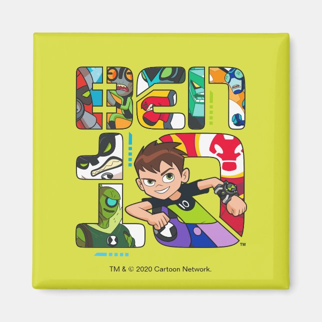 Ben 10 Alien Logo Magnet (Front)