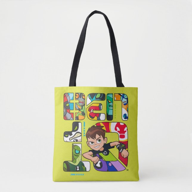 Ben 10 Alien Logo Tote Bag (Front)