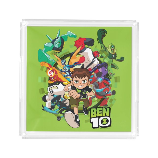 Ben 10 Alien Rush Graphic Acrylic Tray (Front)