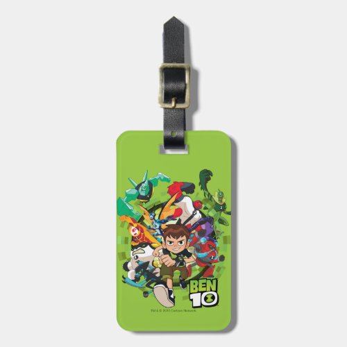 Ben 10 Alien Rush Graphic Luggage Tag