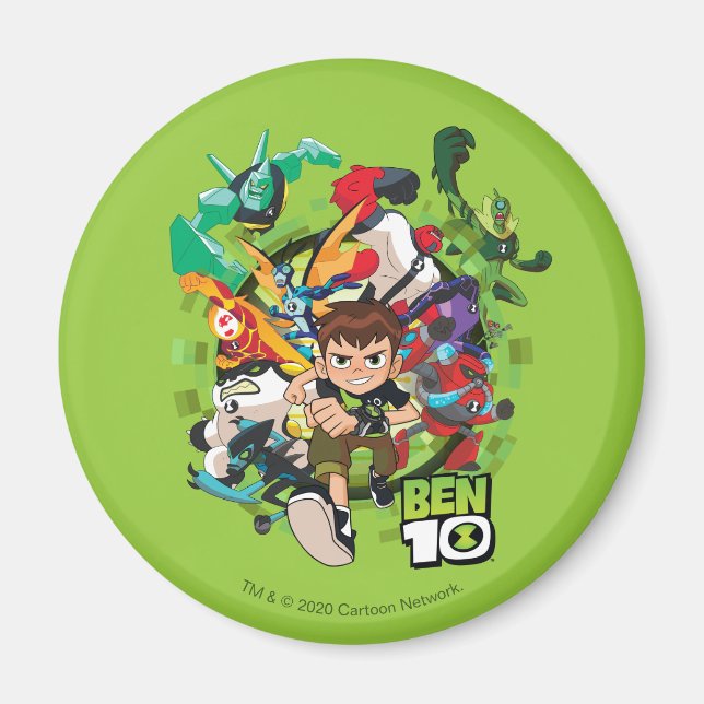 Ben 10 Alien Rush Graphic Magnet (Front)
