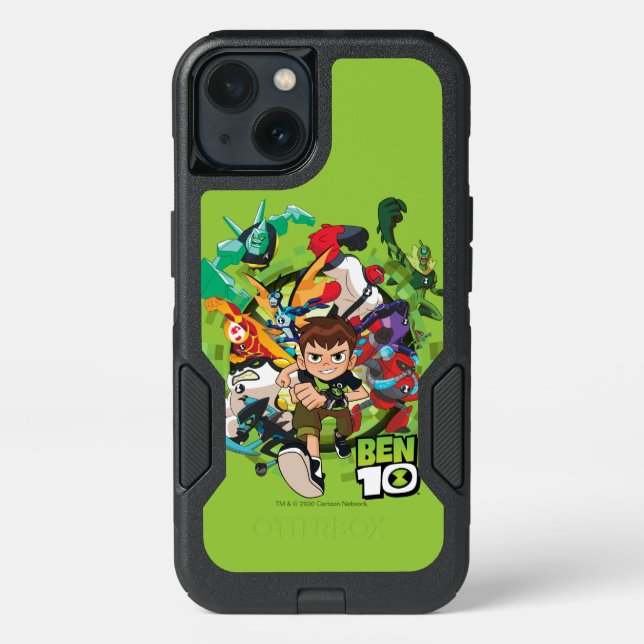 Ben 10 Alien Rush Graphic Otterbox iPhone Case (Back)