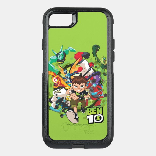 Ben 10 Alien Rush Graphic Otterbox iPhone Case (Back)