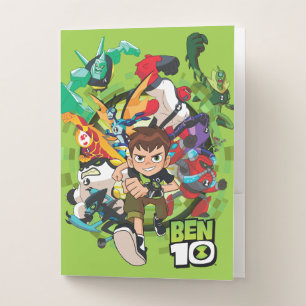Ben 10 Alien Rush Graphic Pocket Folder