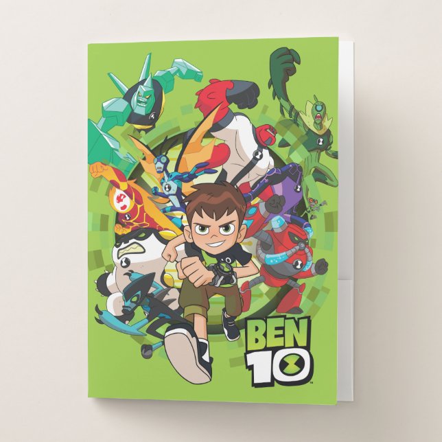 Ben 10 Alien Rush Graphic Pocket Folder (Front)