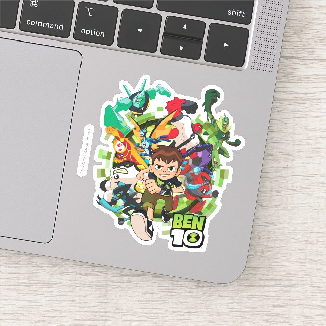 Ben 10 Alien Rush Graphic Sticker (Detail)