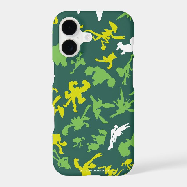 Ben 10 Alien Shape Pattern Iphone Case (Back)