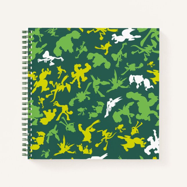 Ben 10 Alien Shape Pattern Notebook (Front)