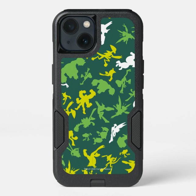 Ben 10 Alien Shape Pattern Otterbox iPhone Case (Back)