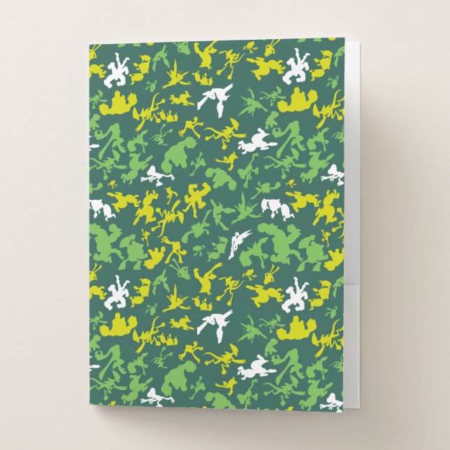 Ben 10 Alien Shape Pattern Pocket Folder (Front)