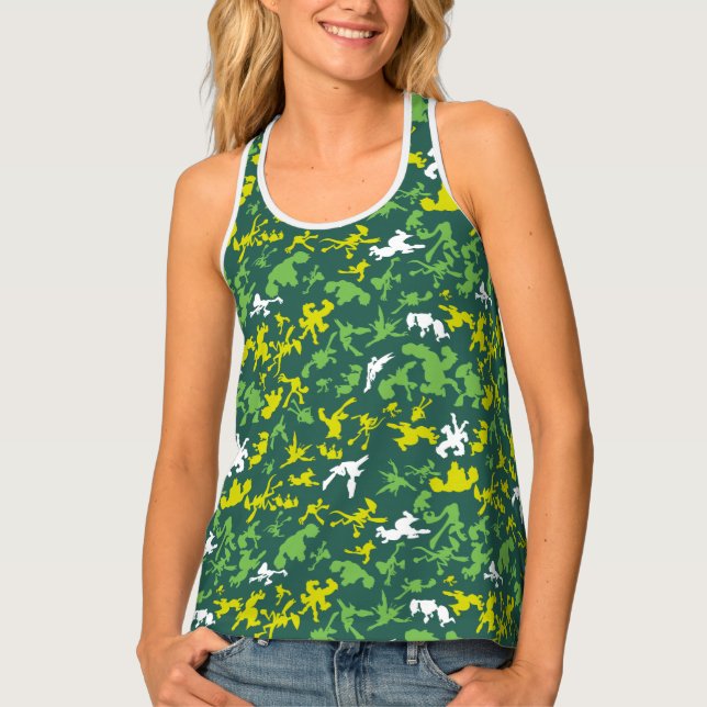 Ben 10 Alien Shape Pattern Tank Top (Front)