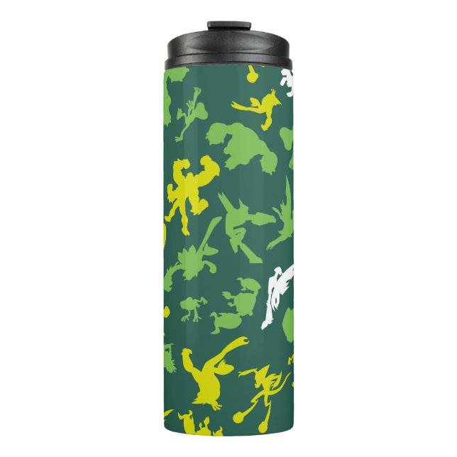 Ben 10 Alien Shape Pattern Thermal Tumbler (Front)