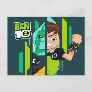 Ben 10 Diamondhead DNA Transformation Invitation Postcard