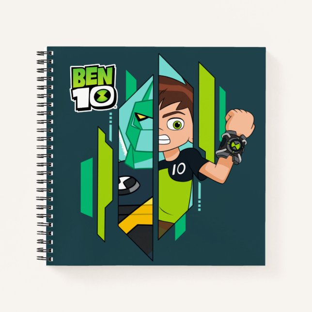 Ben 10 Diamondhead DNA Transformation Notebook (Front)