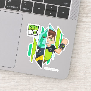 Ben 10 Diamondhead DNA Transformation Sticker