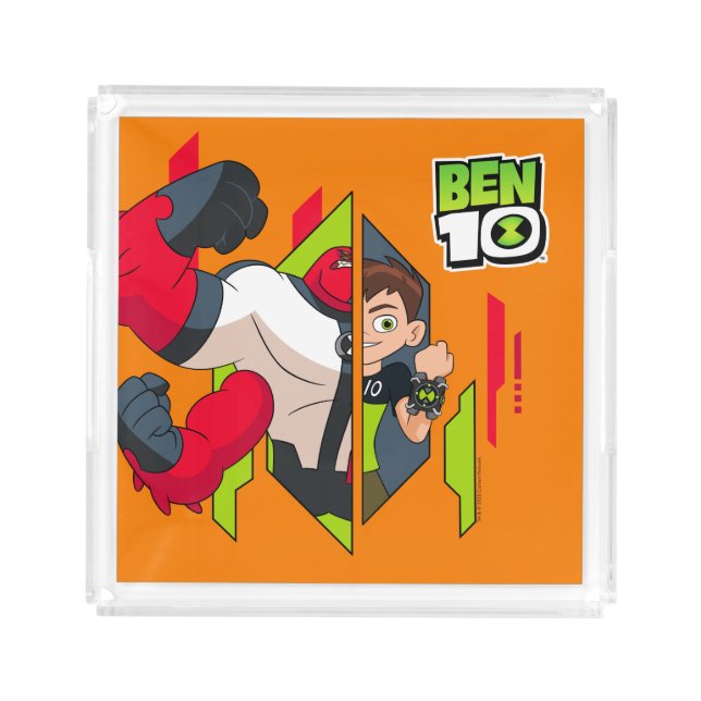 Ben 10 Four Arms DNA Transformation Acrylic Tray (Front)