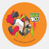 Ben 10 Alien Collection Graphic Rectangular Sticker