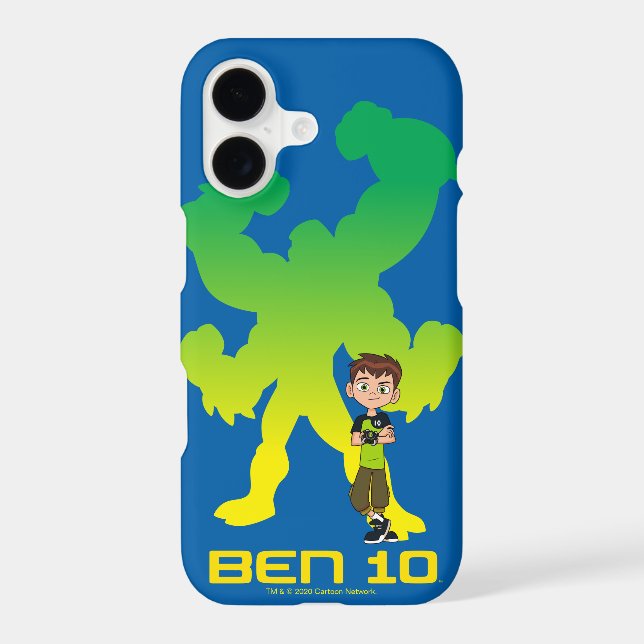 Ben 10 & Four Arms Shadow Iphone Case (Back)
