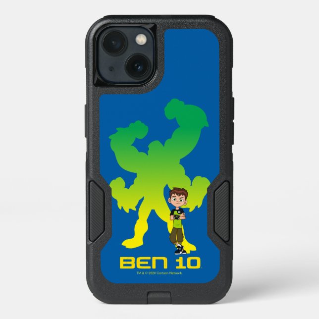 Ben 10 & Four Arms Shadow Otterbox iPhone Case (Back)