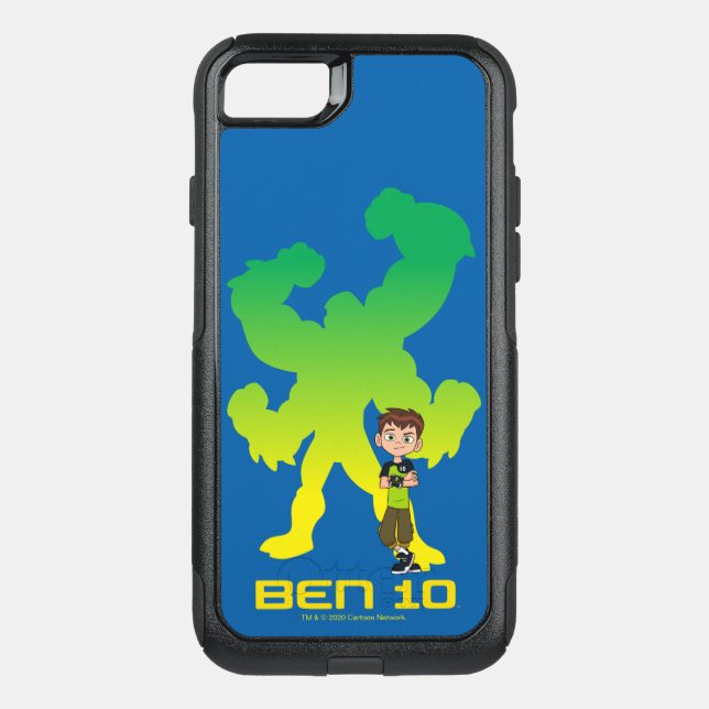 Ben 10 & Four Arms Shadow Otterbox iPhone Case (Back)