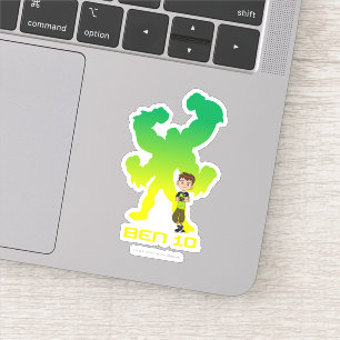 Ben 10 & Four Arms Shadow Sticker
